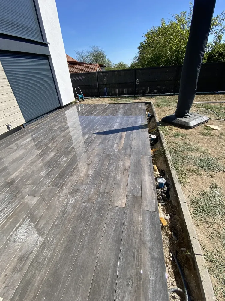 Carrelage extérieur à Rimling